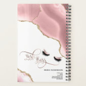 ラッシュボスメイクアップアイズラッシュピンク赤面 プランナー手帳 (裏面)