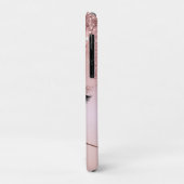 ラッシュボスメイクアップ眉目点眼点滴金ゴールド Case-Mate iPhoneケース (裏面/左)