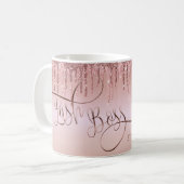 ラッシュボスロングラッシュバラ金ゴールド滴下金ゴールド コーヒーマグカップ (正面左)