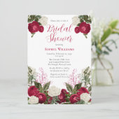 ラッシュマエレガントゼンタフローラブライダルシャワー 招待状 (スタンド正面)