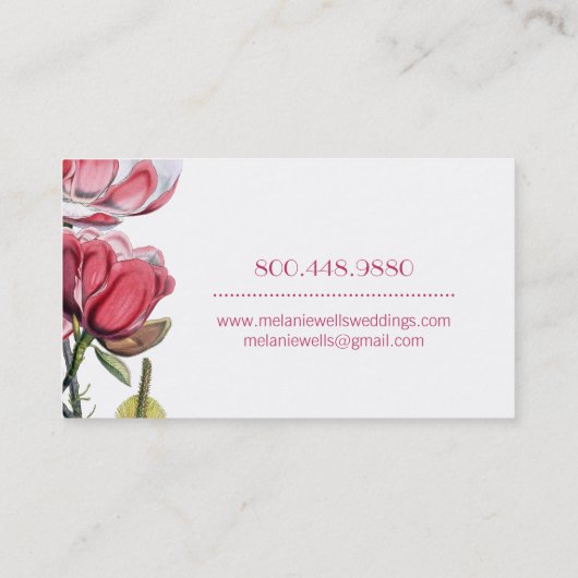 ラッシュマグノリアスウェディングプランナー 名刺 (裏面)