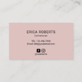 ラッシュメイクアップアーティストかわいいラッシュバーロイヤリティ ロイヤリティカード (裏面)