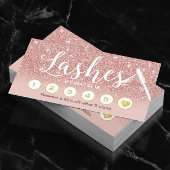 ラッシュメイクアップアーティストバラ金ゴールドグラデーションロイヤリティパンチ ロイヤリティカード