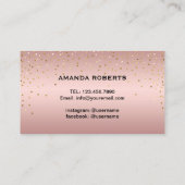 ラッシュメイクアップアーティストバラ金ゴールドロイヤリティパンチ ロイヤリティカード (裏面)