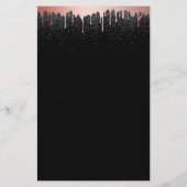 ラッシュメイクアップアーティストバラ金ゴールド滴下サロン チラシ (裏面)