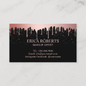 ラッシュメイクアップアーティストバラ金ゴールド滴下ロイヤリティ ロイヤリティカード (裏面)