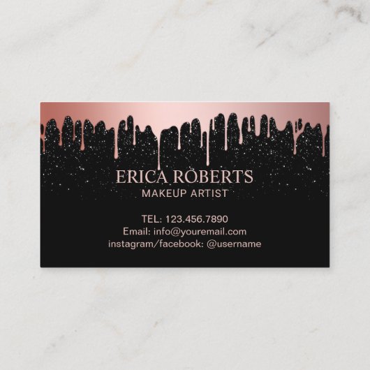 ラッシュメイクアップアーティストバラ金ゴールド滴下ロイヤリティ ロイヤリティカード (裏面)