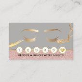 ラッシュメイクアップアーティストバラ金ゴールド&シルバーロイヤリティ ロイヤリティカード (正面)