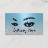 ラッシュメイクアップアーティストブルーモダンサロンロイヤリティ ロイヤリティカード (正面)