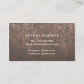 ラッシュメイクアップアーティストマモダンーブルカッパーロイヤリティ ロイヤリティカード (裏面)