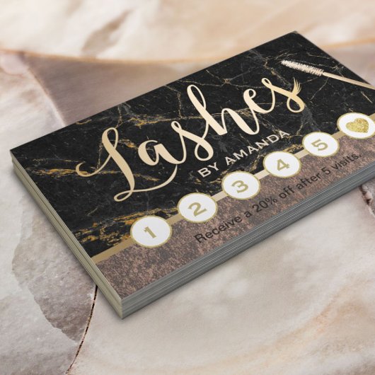 ラッシュメイクアップアーティストマモダンーブルカッパーロイヤリティ ロイヤリティカード