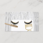 ラッシュメイクアップアーティスト美しいガールサロン 名刺 (正面)