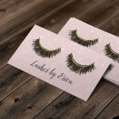 ラッシュメイクアップアーティスト赤面ピンクグリッターロイヤリティ ロイヤリティカード