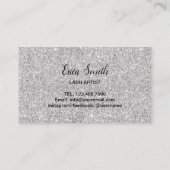 ラッシュメイクアップアーティスモダントシルバーグリッターロイヤリティ ロイヤリティカード (裏面)