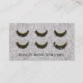 ラッシュメイクアップアーティスモダントシルバーグリッターロイヤリティ ロイヤリティカード (正面)