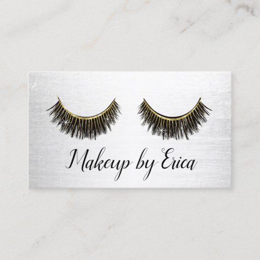 ラッシュメイクアップアーティスモダントシルバーサロンロイヤリティ ロイヤリティカード (正面)