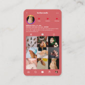 ラッシュメイクモダンアップアーティストコーラルインスタグラム 名刺 (正面)