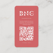 ラッシュメイクモダンアップアーティストコーラルインスタグラム 名刺 (裏面)