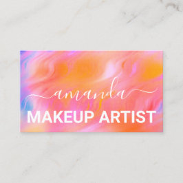 ラッシュメ気にークのロゴホログラフ絵を描グラフ 名刺