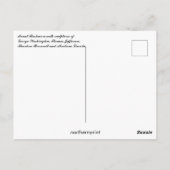 ラッシュモア山の彫刻(ラッシュモアさんのでんこ)サウスダコタ州、アメリカ合衆国 ポストカード (裏面)