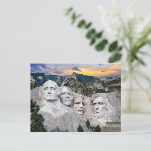 ラッシュモア アメリカ 大統領 ポストカード (スタンド正面)