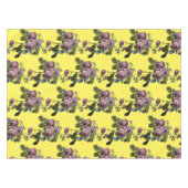 ラッシュヴィンテージラベンダーフローライエローテーブルクロス テーブルクロス (正面(横))