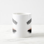 ラッシュ美しいメイクアップガールラッシュエクステンションバラマグ コーヒーマグカップ (中央)