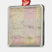 ラッシュ郡、カンザス メタルオーナメント (左)