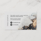 ラッシュ金ゴールド静脈香料 名刺 (裏面)