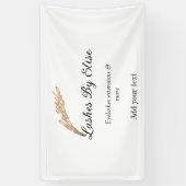 ラッシュ（まつげ）サロン - 名前・連絡先・SNS・ウェブサイトを追加 横断幕 (縦)