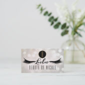 ラッシュ まつげ 白 ボケ カスタマー ロイヤルティ カード (スタンド正面)