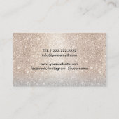 ラッシュ&ブローズマイクロブラディングサロンラグジュアリー金ゴールド 名刺 (裏面)