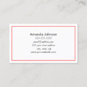 ラッシュ&口紅化粧 名刺 (裏面)