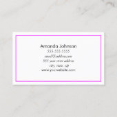 ラッシュ&口紅化粧 名刺 (裏面)