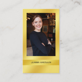 ラッシーエレガントモダン金ゴールドバンドの背景画像 名刺