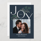 ラッシージョイフォトホリデーカードクリスマスカード シーズンカード (正面/裏面)