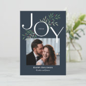 ラッシージョイフォトホリデーカードクリスマスカード シーズンカード (スタンド正面)