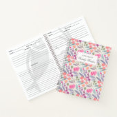 ラッシーフローラパーソナライズされたファミリーレシピブック ノートブック (内部)