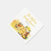 ラッシーレモンケーキジンジャーティーファミリー懇親会 スタンダードカクテルナプキン (角)