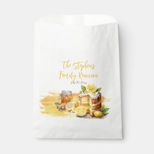 ラッシーレモンケーキジンジャーティーファミリー懇親会 フェイバーバッグ (正面)