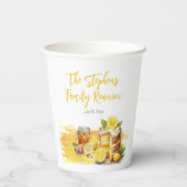 ラッシーレモンケーキジンジャーティーファミリー懇親会 紙コップ (裏面)