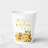 ラッシーレモンケーキジンジャーティーファミリー懇親会 紙コップ (正面)