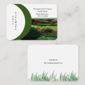 ラッシーローンフォトネーム造園名刺 名刺 (正面/裏面)