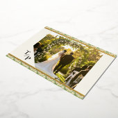 ラッシ・リュックス、タイガー・リリー&ミント感謝してい、フォイルス 箔招待状 (回転した状態)