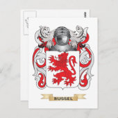 ラッセルコート・オブ・アームズ(家紋) ポストカード (正面/裏面)