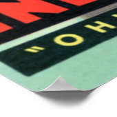 ラッセルズポイントオハイオインディアンレイクラージレター ポスター (角)