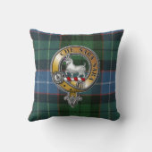 ラッセルタータンチェック&バッジ クッション (裏面)