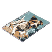 ラッセルテリアアットビーチ ノートブック (左側)