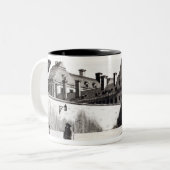 ラッセル素晴らしい通りの大英博物館 ツートーンマグカップ (正面左)