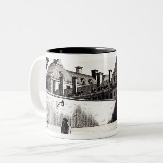 ラッセル素晴らしい通りの大英博物館 ツートーンマグカップ (正面左)